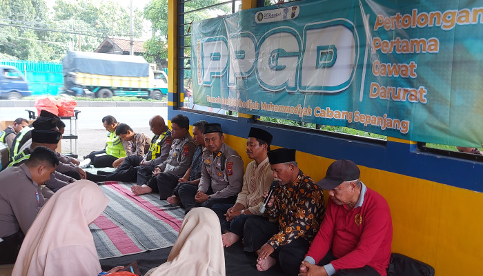 Satlantas Polresta Sidoarjo Gandeng Pemerintah Desa Bringinbendo Dan Rs Siti Khodijah Sepanjang Gelar Dokar Sidoarjo