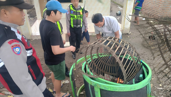 Laporan Warga Direspons, Polsek Balongbendo Kembali Sterilkan Lokasi Diduga Arena Sabung Ayam