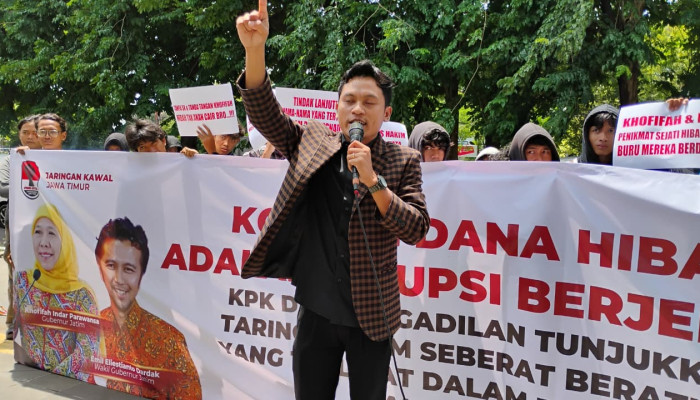 Sidang Hibah Apbd Jatim, Massa Jaka Jatim Tuntut Kpk Bongkar Aliran Dana Ke Eksekutif