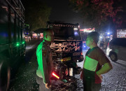 Kecelakaan Maut Di Prambon, Pengendara Motor Masuk Kolong Truk Tangki