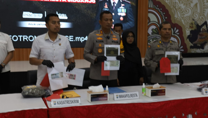Satreskrim Polresta Sidoarjo Ringkus Komplotan Penipu Modus Antar Keluarga