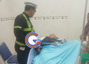 Kurang Hati-Hati, Pengendara Motor Tabrak Pejalan Kaki Di Jalan Raya Pertapan Maduretno Taman