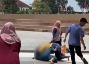 Cfd Perdana Pasca Revitalisasi Alun-Alun Sidoarjo, Tercoreng Keributan Dua Wanita