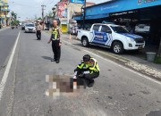 Satlantas Polresta Sidoarjo Buru Kendaraan Kabur Dalam Laka Maut Wonoayu