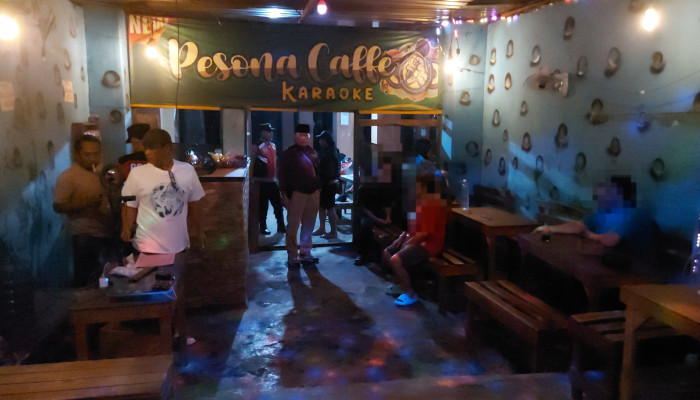 Polsek Taman Tertibkan Dua Cafe Remang-Remang Yang Nekat Beroperasi Saat Ramadan