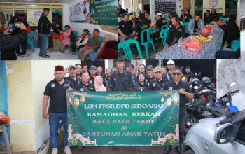 LSM FPSR DPD Sidoarjo Gelar Santunan Yatim dan Bagi Ratusan Takjil,Perkuat Kepedulian di Bulan Ramadhan 7 Img 20260308 Wa0005