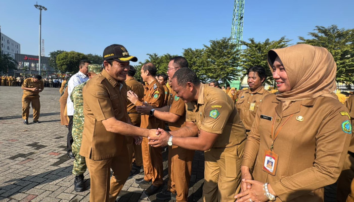 Halal Bihalal Bareng Asn, Bupati Sidoarjo Ingatkan Kedisiplinan Dan Empati Dalam Pelayanan Sidoarjo,