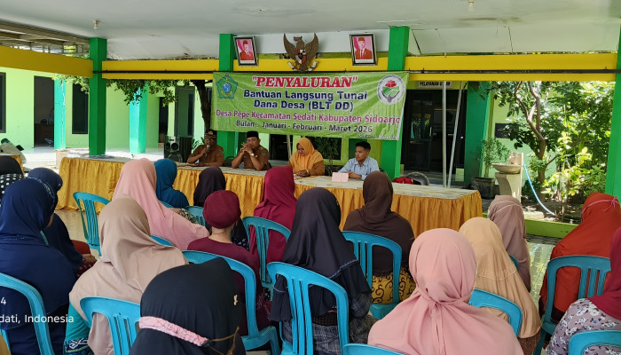 Pemdes Pepe Salurkan Blt Dd  Triwulan Pertama Kepada 45 Kpm