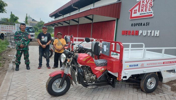 Desa Tawangsari Taman Terima Armada Operasional Kdmp Dari Kodim 0816/Sidoarjo