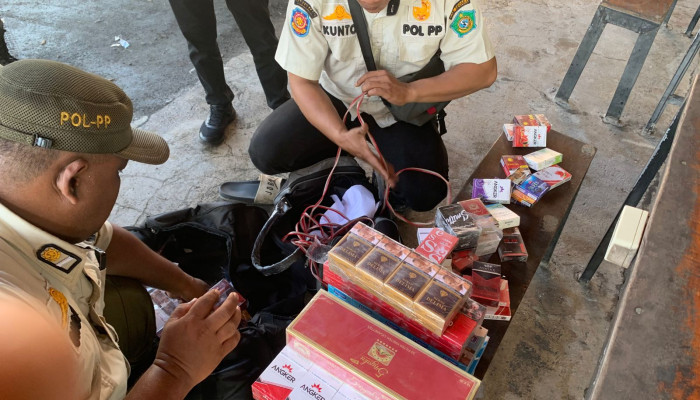 Peredaran Rokok Tanpa Cukai Disikat, Aparat Amankan 30.520 Batang Di Sidoarjo