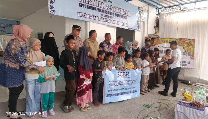 Peresmian Syukuran Dan Santunan 50 Anak Yatim Sppg Sumokembangsri Balongbendo 