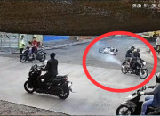 Aksi Jambret Di Pertigaan Ngeni Waru, Korban Terjatuh Dan Alami Luka