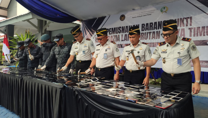 Komitmen Bersih Narkoba, Ditjenpas Jatim Gandeng Bnnp Musnahkan Ratusan Barang Bukti