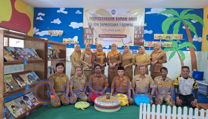 Peresmian Perpustakaan Ramah Anak,”Pelangi Ilmu”Di Sdn  Sumbersuko 1