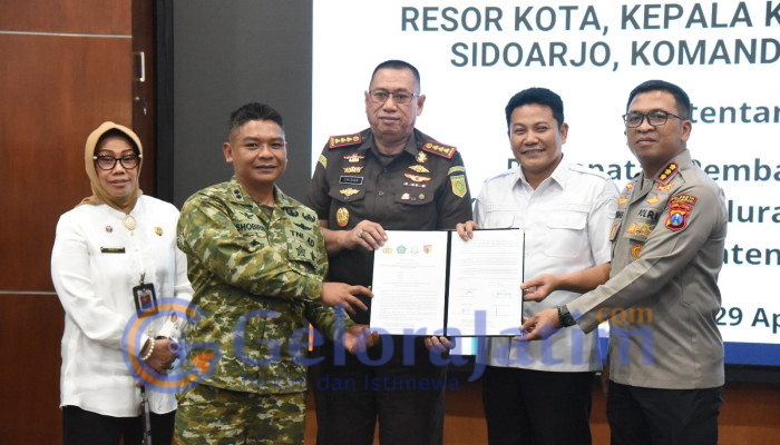 Forkopimda Sidoarjo Sinergi Percepatan Pembangunan Gerai Kdkmp