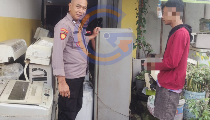 Polsek Taman Amankan Pelaku Pencurian Kulkas, Barang Bukti Berhasil Diamankan