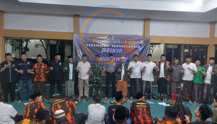 Dzikir Dan Sholawat Warnai Deklarasi Damai Pilkades Serentak 2026 Di Tanggulangin