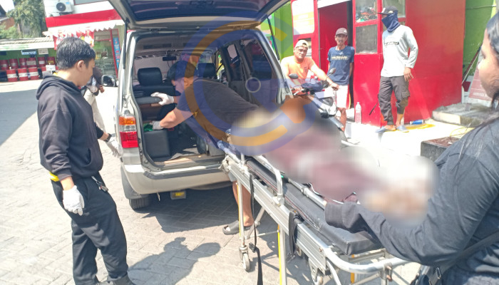 Usai Mengeluh Nyeri Dada, Pria Tanpa Identitas Meninggal Di Spbu Kalijaten Taman