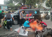 Kecelakaan Maut Di Depan Smp Dharma Wanita Gedangan, Dua Anak Tewas Di Tempat
