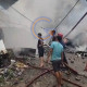 Api Melalap Gudang Perkakas Rumah Tangga Di Tropodo, Pemadaman Berlangsung Tiga Jam