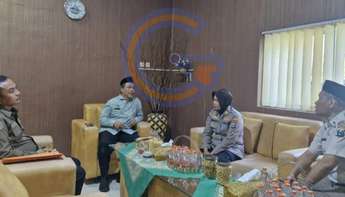 Harkamtibmas Pasuruan Aman Dan Kondusif,Kankemenag Kabupaten Pasuruan Menerima Kunjungan Strategis Dari  Polres Pasuruan