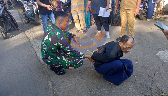 Aksi Nekat Pencuri Motor Di Depan Sdn Kalipang 1 Berhasil Digagalkan,Satu Orang Ditangkap