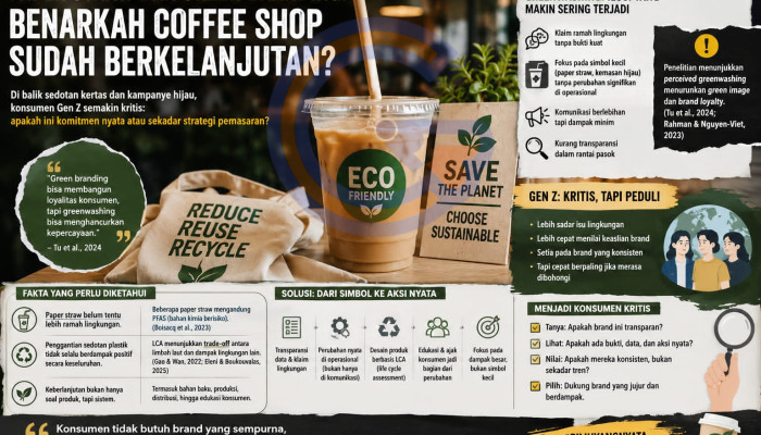 Paper Straw Dan Green Branding: Benarkah Coffee Shop Sudah Berkelanjutan?