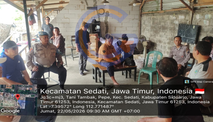 Respon Cepat Forkopimcam Sedati Bersama  Pemdes Pepe Tindaklanjuti Aduan Masyarakat