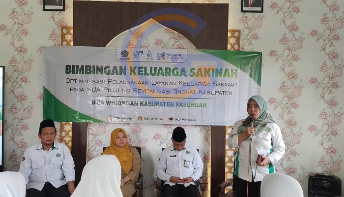 Bimbingan Masyarakat Islam Kantor Kementerian Agama Kabupaten Pasuruan Melaksanakan Bimbingan Keluarga Sakinah Pada Kua Piloting Revitalisasi