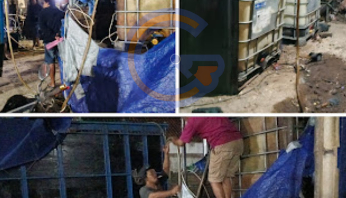 Ketua Lsm  Gakk Pergoki Dugaan Transaksi Solar Ilegal,Dua Truk Diamankan Polisi