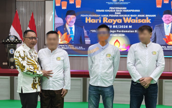 Remisi Waisak Jadi Apresiasi Negara Bagi Warga Binaan Berprestasi Di Lapas Kelas I Surabaya