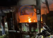Kompor Elpiji Diduga Jadi Penyebab Kebakaran Warung Di Sadang Taman