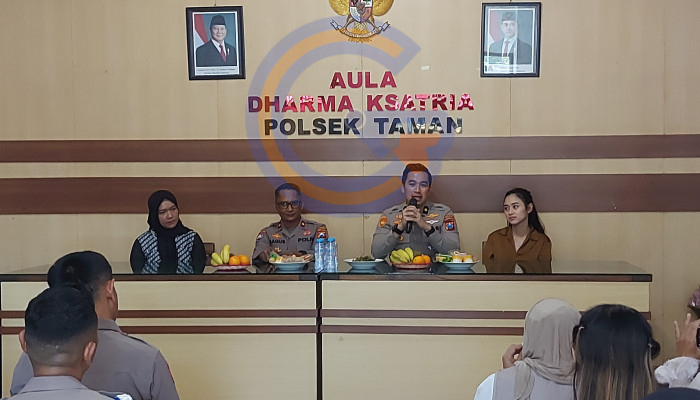 Pisah Kenal Kapolsek Taman, Kompol Bagus Kurniawan Siap Lanjutkan Inovasi Kompol Kanisius Franata