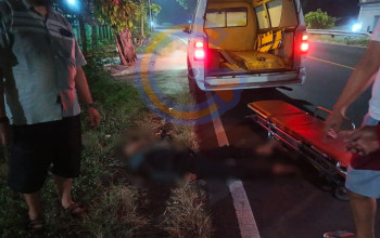 Dump Truk Kabur Usai Tabrak Pemotor Di Bakung Temenggungan, Korban Dirawat Intensif