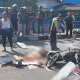 Diduga Kurang Hati-Hati Saat Mendahului, Pengendara Motor Tewas Terlindas Truk Di Jalan Raya Gilang