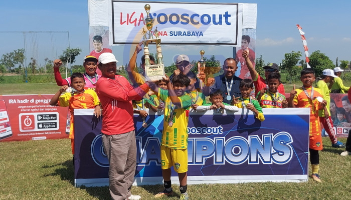 Talenta Muda Berebut Kesempatan Ke Jerman, Forsgi Juara Liga Yooscout U-11 Zona Surabaya Di Gelora Bringinbendo