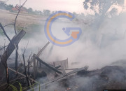 Warung Nasi Dan Tambal Ban Di Porong Terbakar, Penyebab Masih Diselidiki