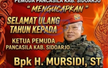 Majelis Dzikir Pemuda Pancasila Pac Taman Panjatkan Doa Dan Ucapan Selamat Ulang Tahun Untuk Ketua Mpc Pemuda Pancasila Sidoarjo
