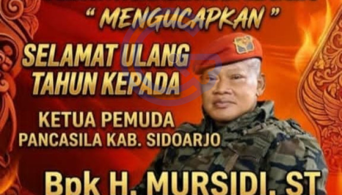 Majelis Dzikir Pemuda Pancasila Pac Taman Panjatkan Doa Dan Ucapan Selamat Ulang Tahun Untuk Ketua Mpc Pemuda Pancasila Sidoarjo