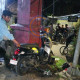 Hilang Kendali, Honda Scoopy Hantam Gapura Desa Gelam Candi, Dua Mahasiswa Patah Kaki