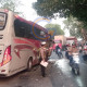 Bus Mira Tabrak Innova Dan Motor Di Tikungan Seduri Balongbendo, Satu Orang Tewas