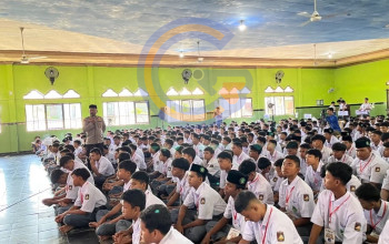 Polisi Edukasi Siswa Smk Ypm 1 Taman, Tekankan Tertib Lalu Lintas Dan Bahaya Narkoba