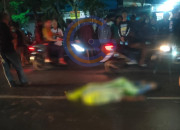 Bersenggolan Saat Menyalip, Pengendara Motor Tewas Terlindas Truk Di Jalan Raya Tanggul Wonoayu