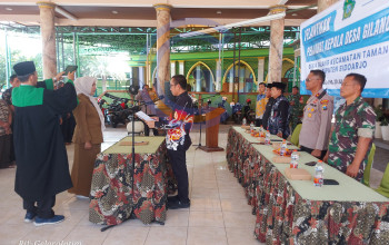 Camat Taman Lantik Retno Wulan Sebagai Pj Kepala Desa Gilang, Siap Lanjutkan Pelayanan Untuk Masyarakat
