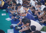 Kalapas Surabaya Makan Siang Bersama Warga Binaan, Tepis Anggapan Makanan Penjara Tak Layak