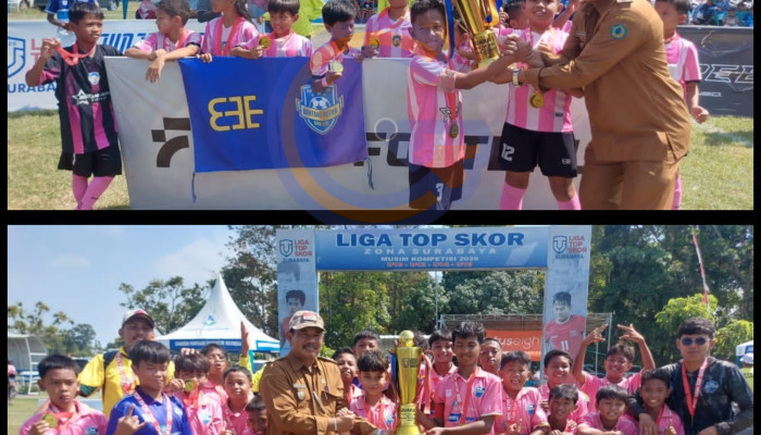 Dua Juara Liga Topskor Lahir Di Gelora Bringinbendo, Wakili Zona Surabaya Berlaga Di Nasional