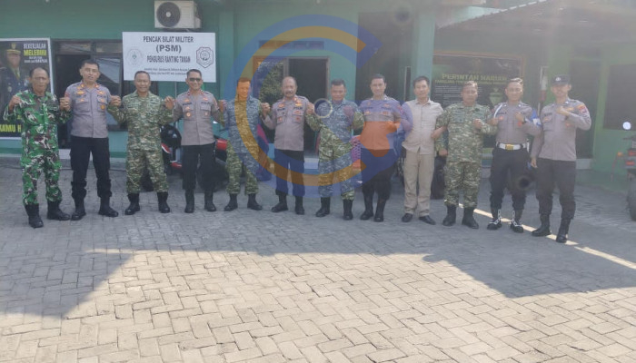 Kapolsek Taman Pererat Sinergitas Tni-Polri Lewat Silaturahmi Ke Koramil 0816/14, Teguhkan Komitmen Bersama Ciptakan Kamtibmas Kondusif