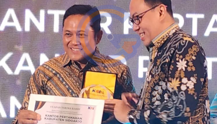 Bpn Sidoarjo Raih Penghargaan Kai Stakeholder Awards 2026, Diapresiasi Atas Pengamanan Aset Negara