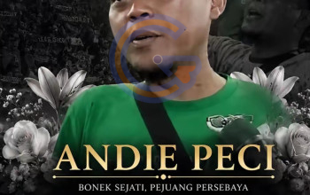 Bonek Berduka, Andie Peci Tutup Usia; Sosok Pejuang Persebaya Berpulang