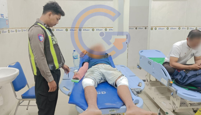 Kurang Dari Satu Jam, Dua Kecelakaan Di Taman Sidoarjo Sebabkan Empat Korban Luka
